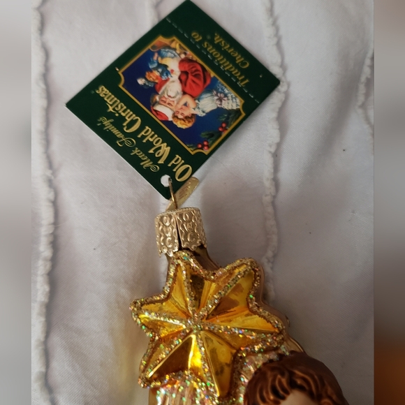 Colorful Glass Nativity Scene Ornament Old World Christmas Holiday - Picture 3 of 5